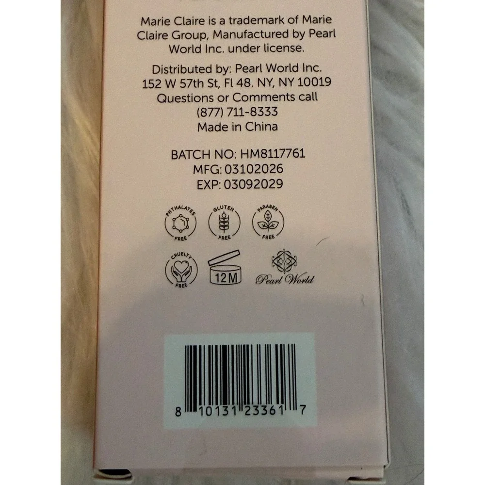 Marie Claire Paris Liquid Blush Soft Pink Cushion Tip Applicator 15ml 0.51oz NEW